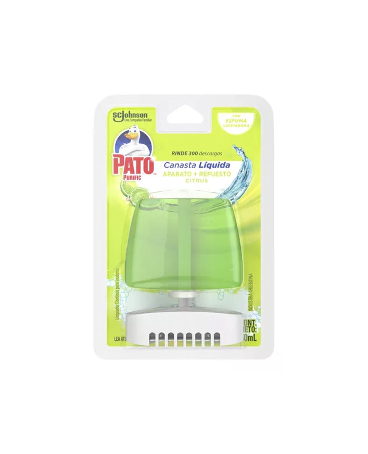 Canasta Liquida para Inodoro Pato Purific Citrus 50 Ml